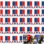Rosymormor 27 Feuilles France Drapeau Tatouage Ephemere Olympiques