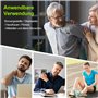 SURFOU 3 EN 1 Electrostimulateur Musculaire, Double Canal TENS/EMS Stimulateur Musculaire, 24 Programmes, Pour Soulager la Doule