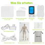 SURFOU 3 EN 1 Electrostimulateur Musculaire, Double Canal TENS/EMS Stimulateur Musculaire, 24 Programmes, Pour Soulager la Doule