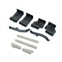 Bross Auto Parts BSR546FBA 10 pièces ensemble toit panoramique toit ouvrant curseur réparation 54138408062 Compatible avec BMW 5