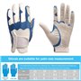 Stylebest Gants de pour Hommes Gants de antidérapants en Silicone élastique Gants de Confortables et durables (Main Gauche)