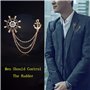 Huture 3packs Élégant Broche Aile Tassel Chaîne Gouvernail Broche Bouclier Épinglette Insigne Broche Insigne Strass Vintage Cors