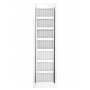 QWORK® 2 pièces grille de ventilation en aluminium, grille aeration rectangulaire, pour armoires à chaussures, portes de salle d