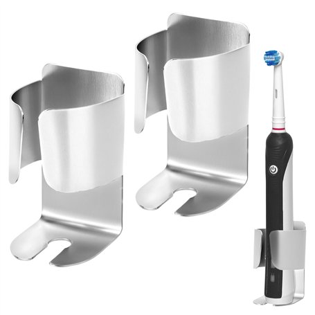 QWORK® 2 Pièces Support brosses à Dents électriques