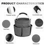 Organiseur de Nettoyage Multi-Poches, Rangement Produits Menagers Sac Pliable avec poignée et 6 Compartiments, Organisateur de S