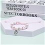 XFSRG Bracelet Licorne pour Fille Bijoux Fantaisie en Perles Roses et Cristaux Bracelet d'Amitié Personnalisé pour Enfants et Ad