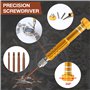 PEAKGEAR Kit d'outils de réparation de montre, kit professionnel de remplacement de batterie de montre, outil de retrait de dos 
