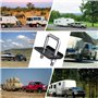 Namvo Hitch Tightener Stabilisateur anti-hochet en acier inoxydable avec verrouillage haute performance Installation facile