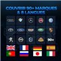 TOPDON AD600S Scanner OBD2 –Outil de diagnostic automobile professionnel pour Moteur/ABS/SRS/Boîte de vitesses, 9 fonctions de r