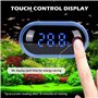 Thermomètre d'aquarium numérique haute précision avec affichage numérique LED, écran tactile, thermomètre marine, thermomètre d'