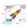 PicassoTiles 30 pièces Blocs de Construction magnétiques Mini série de Diamants Taille de Voyage Aimant sur Le Pouce Ensemble de