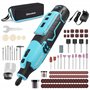 DURATECH Outil Rotatif Multifonction sans Fil 12V avec 118 Accessoires