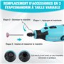 DURATECH Outil Rotatif Multifonction sans Fil 12V avec 118 Accessoires, 7 Réglages de Vitesse Variable 5000-35000 tr/min, pour M