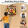 WIn SPORTS Jeu de lancer de hache en mousse - Jeu de fléchettes pour enfants, comprend deux haches en mousse, un jeu de 66 cm en