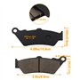 Yerbay Plaquettes de Frein arrière pour BMW R 1200 GS Adventure 2013-2018/ R1200R R1200RS R1200RT 2014-2018