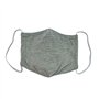 Lofbaz Tissu De Coton De Masque Facial En Tissu Avec Poche De Filtre Lavable Réutilisable (Gris - Paquet de 3, Petit Enfant 4 à 
