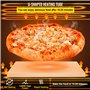 VEVOR Four à Pizza Électrique 3000 W Mini-Four à Chaleur 50-350 ℃ Four à Pizza Portable en Acier Inoxydable (1 Étagère)