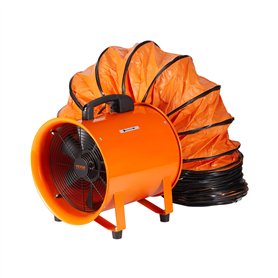 VEVOR Ventilateur d'Extraction 145 W Extracteur d'Air Conduit Industriel 203 mm Tuyau d'Extraction 10 m Volume d'Air 1733 m3/h V