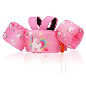 MoKo Gilet de Natation Ajustable pour Enfants de 20 à 50 lbs