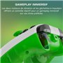 Manette de jeu - Xbox Series X|S, Xbox One et PC - Rematch Core - RGB - Filaire - Blanc / Vert - TURTLE BEACH