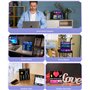 Divoom Pixoo-64 WiFi Pixel Art écran avec Panneau LED 64x64, décoration d'éclairage Unique avec contrôle d'application