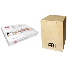 Meinl Percussion MYO Cajon Kit - drum box compacte pour construction DIY - Pour enfants et adultes - Surface de jeu en bouleau b