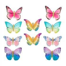 Hifot papillon Pince à Cheveux Bébé Fille 10 Pièces