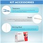 AmScope - Kit de préparation de lame de microscope - Microscope Slide Preparation Kit with Microtome, Slides, Stains - SP-14
