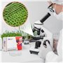 AmScope - Kit de préparation de lame de microscope - Microscope Slide Preparation Kit with Microtome, Slides, Stains - SP-14