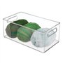 mDesign (lot de 2) boîte de rangement pour matériel de bricolage – caisse plastique avec poignées – casier de rangement parfait 