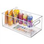 mDesign (lot de 2) boîte de rangement pour matériel de bricolage – caisse plastique avec poignées – casier de rangement parfait 