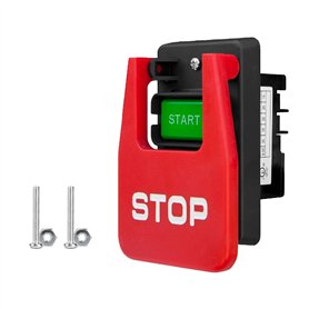 POWERTEC 71651 Interrupteur à palette 110/220 V avec vis pour installation de boîte de gang