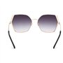 GUESS Femme GU7843 Lunettes de Soleil, Shiny Rose Gold, 61