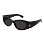 Gucci GG1401S-001-55 - Lunettes de soleil féminines - Copie de Shiny Black 99097A Mazzucchelli