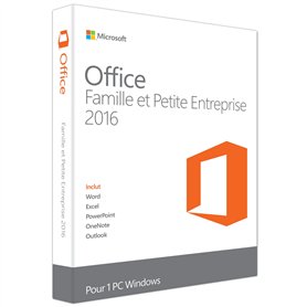 Microsoft Office Famille et Petite Entreprise 2016 | PC | Box