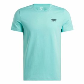 T-shirt à manches courtes homme Reebok Identity Smal Bleu Bleu ciel
