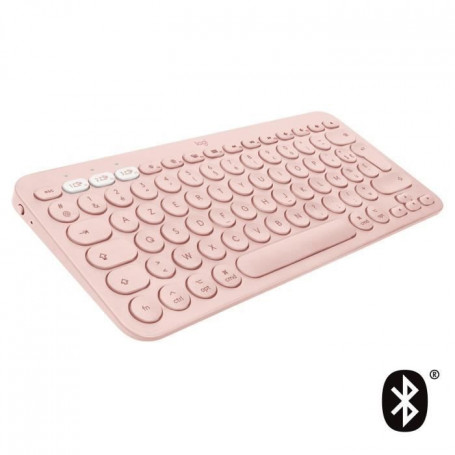 Clavier ordinateur - Bluetooth - Logitech - K380 Multi-Device - ROSE 59,99 €