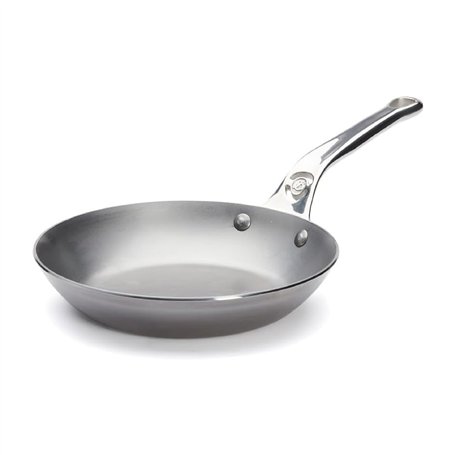 De Buyer - Poêle ronde en tôle d'acier MINERAL B Pro - 20 cm - Fabriquée en France