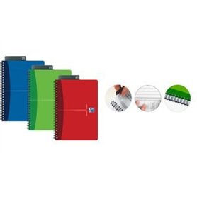 Oxford 30882 Cahier Spirale Couverture Pelliculée Reliure Intégrale Optik Paper A4 210 x 297mm Papier Assorties