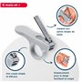 THERMOBABY - Coupe Ongles Gris Charme - hygiène bebe - Adapté à bébé - Dès 6 mois