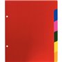 Elba-intercalaires En Polypropylène 4/10ème -17 X 22cm - Jeu De 6
