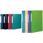 OXFORD Classeur Memphis A4 Dos 40mm 4 Anneaux Ronds Couverture Polypro Vert