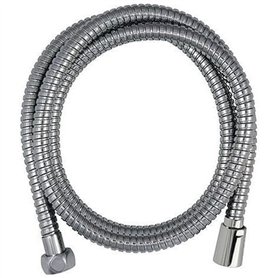Flexible de douche - ROUSSEAU - Écrou métal anti-torsion - Sertis de sécurité - Longueur 1m75 - Inox chromé simple agrafage