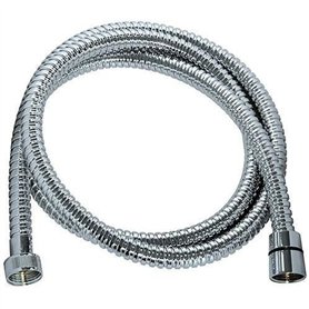 Flexible de douche - ROUSSEAU - Raccord universel - Format compact - Écrous métal - Longueur 1m50 - Inox chromé simple agrafage