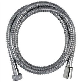 Flexible de douche - ROUSSEAU - Écrous métal anti-torsion - Réducteur de débit - Longueur 1m50 - Inox chromé double agrafage