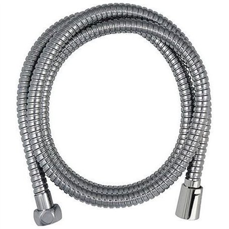 Flexible de douche - ROUSSEAU - Écrous métal anti-torsion - Réduction du débit - Longueur 2 m - Inox chromé double agrafage