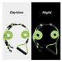 Corde à Glisser for Animaux de Compagnie, Laisse for Chien, Laisses Doubles en Nylon Double Chien Lumineux Amovible Laisse d'ent