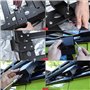 ZXHHXEB Voiture Toit Étagère,pour Suzuki Jimny 2019 2020 Aluminium Croix Barres Balustrade Transporteur, Charger Transporteur, V