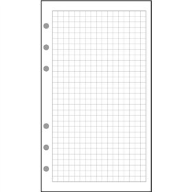 Exacompta - 18111E - Recharge Feuillets quadrillés 5x5 pour Organiseur Exatime 17 - 44 feuillets blancs