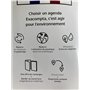 Exacompta - 18111E - Recharge Feuillets quadrillés 5x5 pour Organiseur Exatime 17 - 44 feuillets blancs